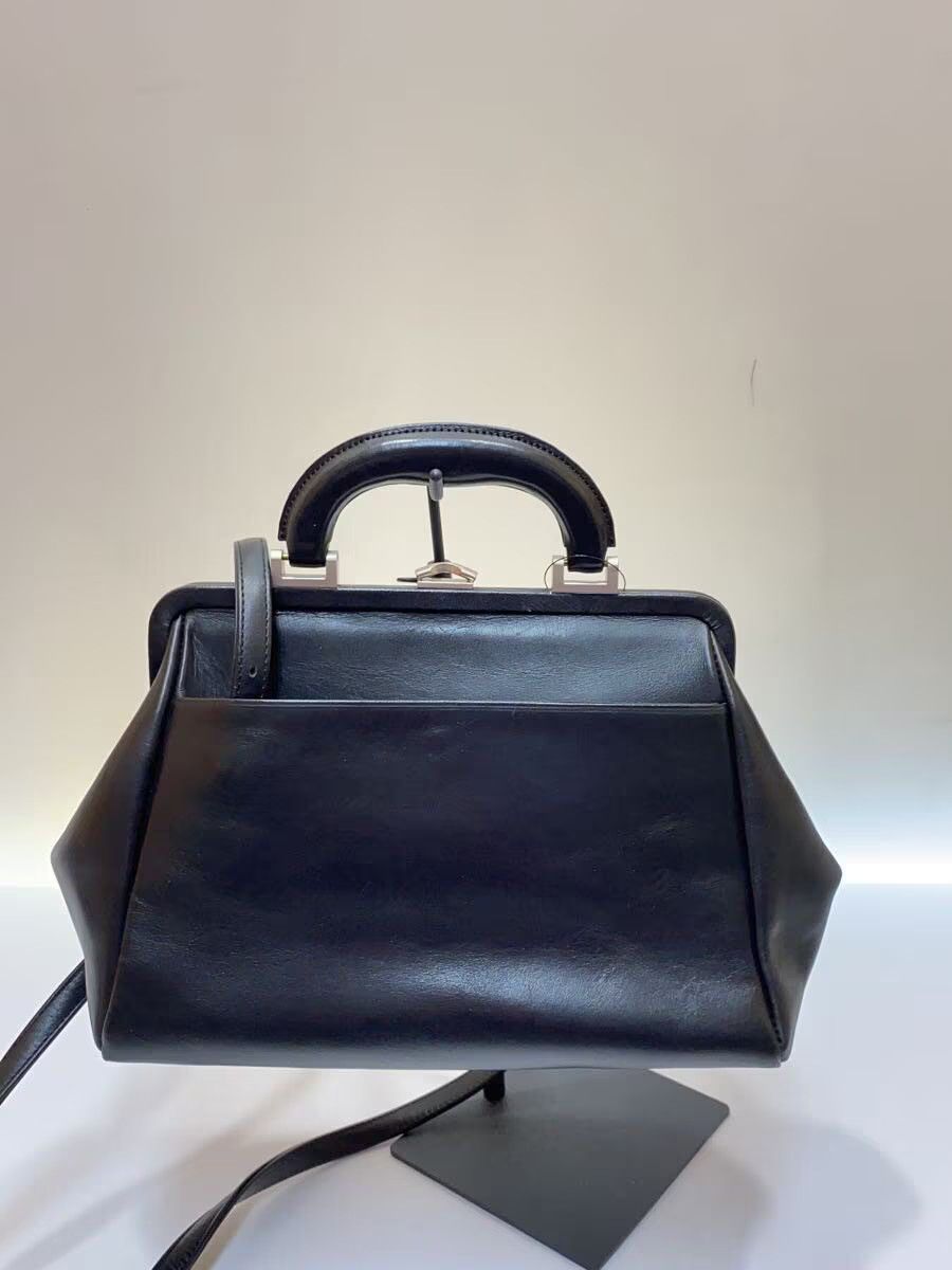 Yohji Yamamoto YOHJI YAMAMOTO Shoulder bag/Leather/Black Size ONE SIZE - 3 Thumbnail