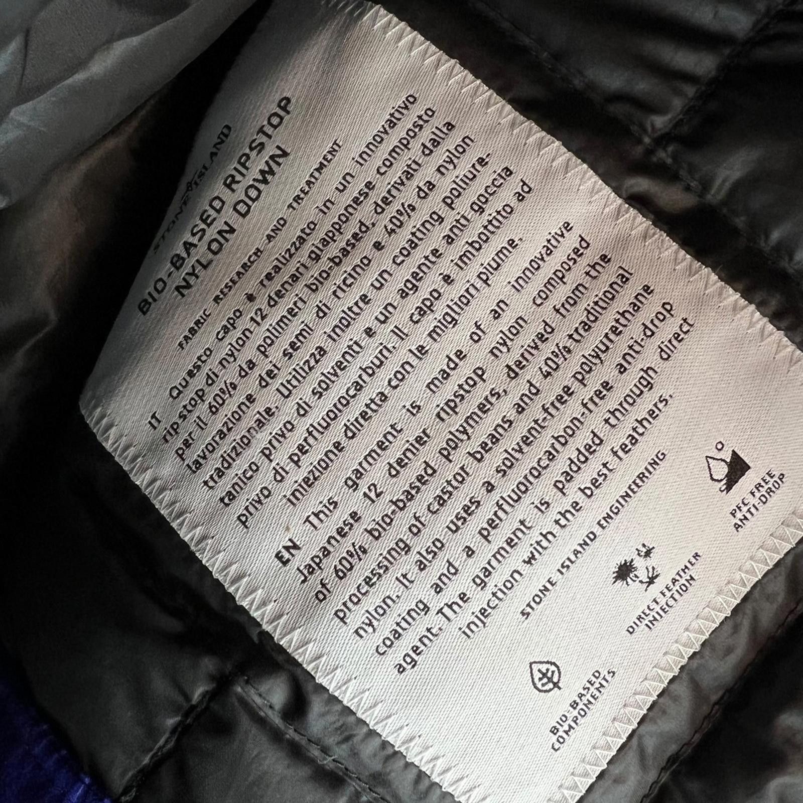 Stone Island Stone Island Bio-Based Ripstop Nylon Down Blue Puffer Jacket Size US S / EU 44-46 / 1 - 7 Thumbnail