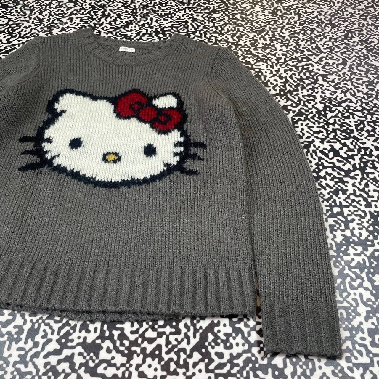 Cartoon Network Vintage Y2K Hello Kitty Japanese Cartoon Knitted Sweater Size M / US 6-8 / IT 42-44 - 6 Thumbnail