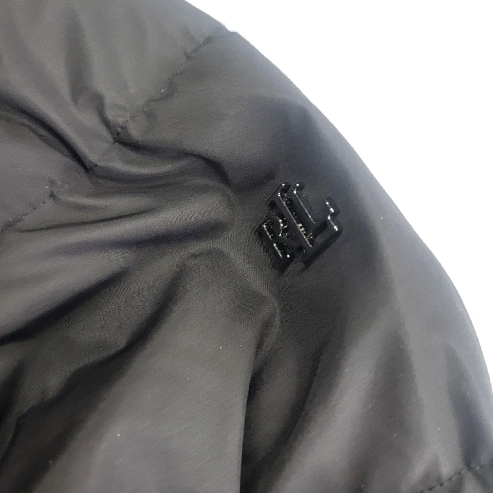 Ralph Lauren VINTAGE Lauren Ralph Lauren Puffer Coat Womens XL Black Hooded Faux Fur Down Parka Long Size XL / US 12-14 / IT 48-50 - 5 Thumbnail