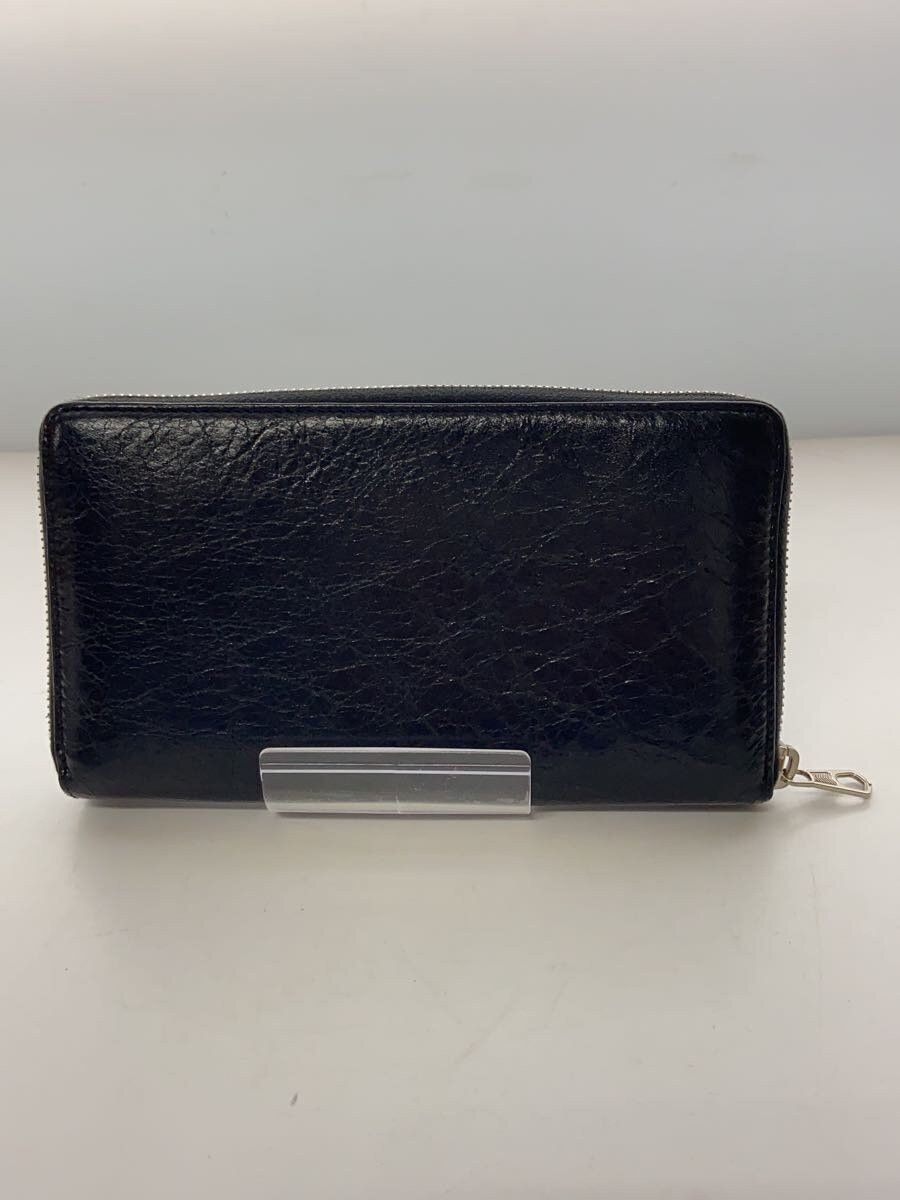 Balenciaga Balenciaga Leather Long Wallet Black Size ONE SIZE - 2 Thumbnail