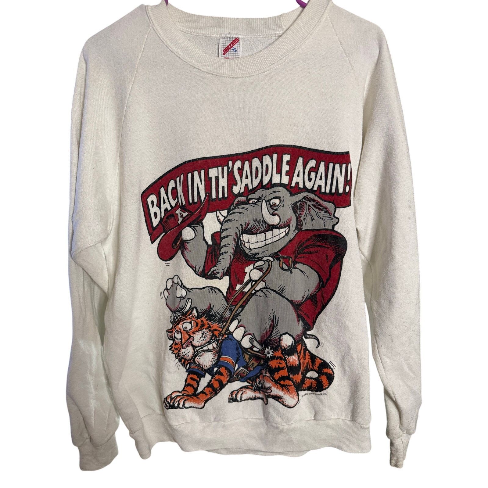 Jerzees Vintage University of Alabama Crewneck Size US XL / EU 56 / 4 - 1 Thumbnail