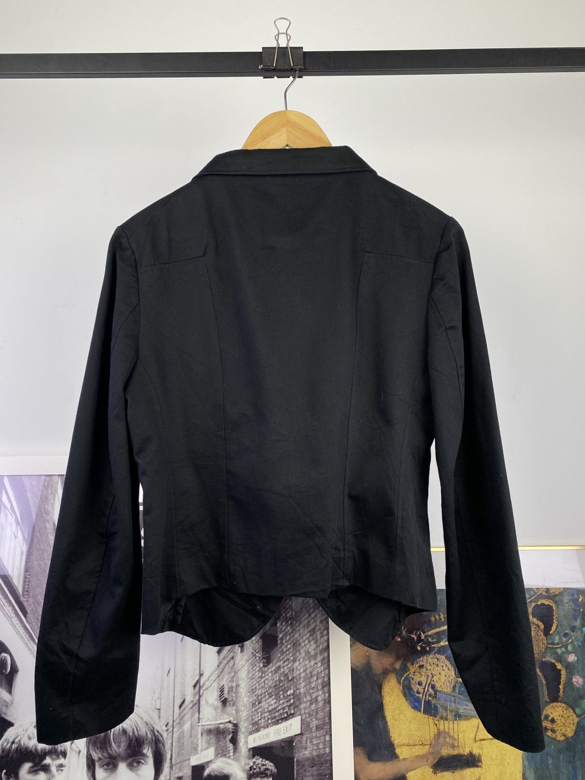 Yohji Yamamoto 2000’s Y's Yohji Yamamoto Asymmetric Blazer Coat Size L / US 10 / IT 46 - 4 Thumbnail