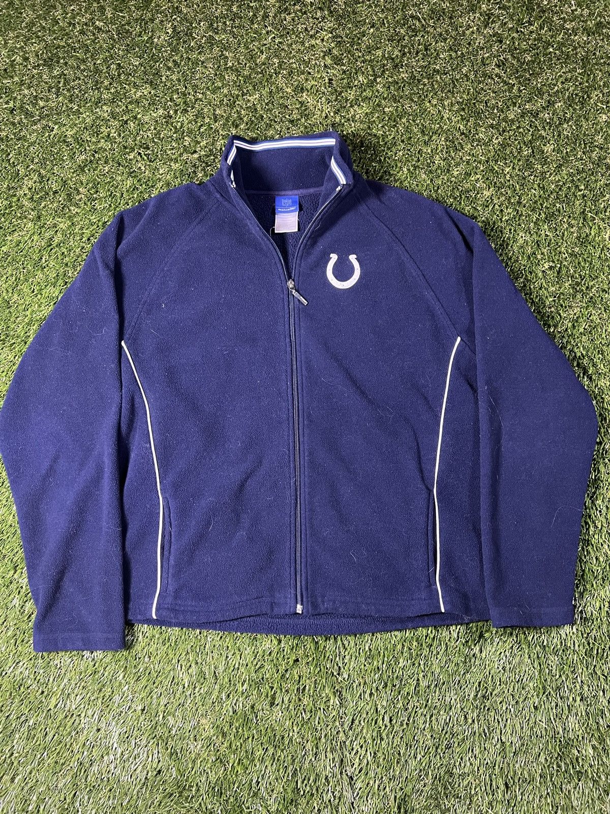 NFL Vintage Y2K Baggy Indianapolis Colts Football Fleece Jacket Size US L / EU 52-54 / 3 - 1 Thumbnail