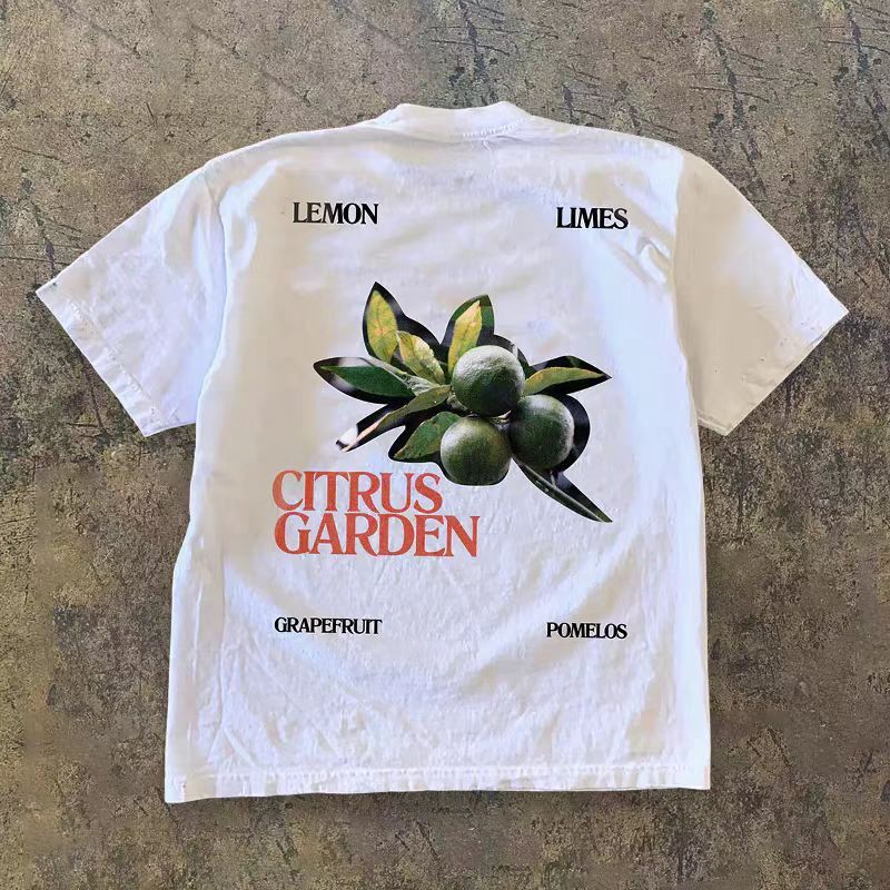Vintage White Vintage Lemon-Print T-Shirt Size US M / EU 48-50 / 2 - 1 Thumbnail