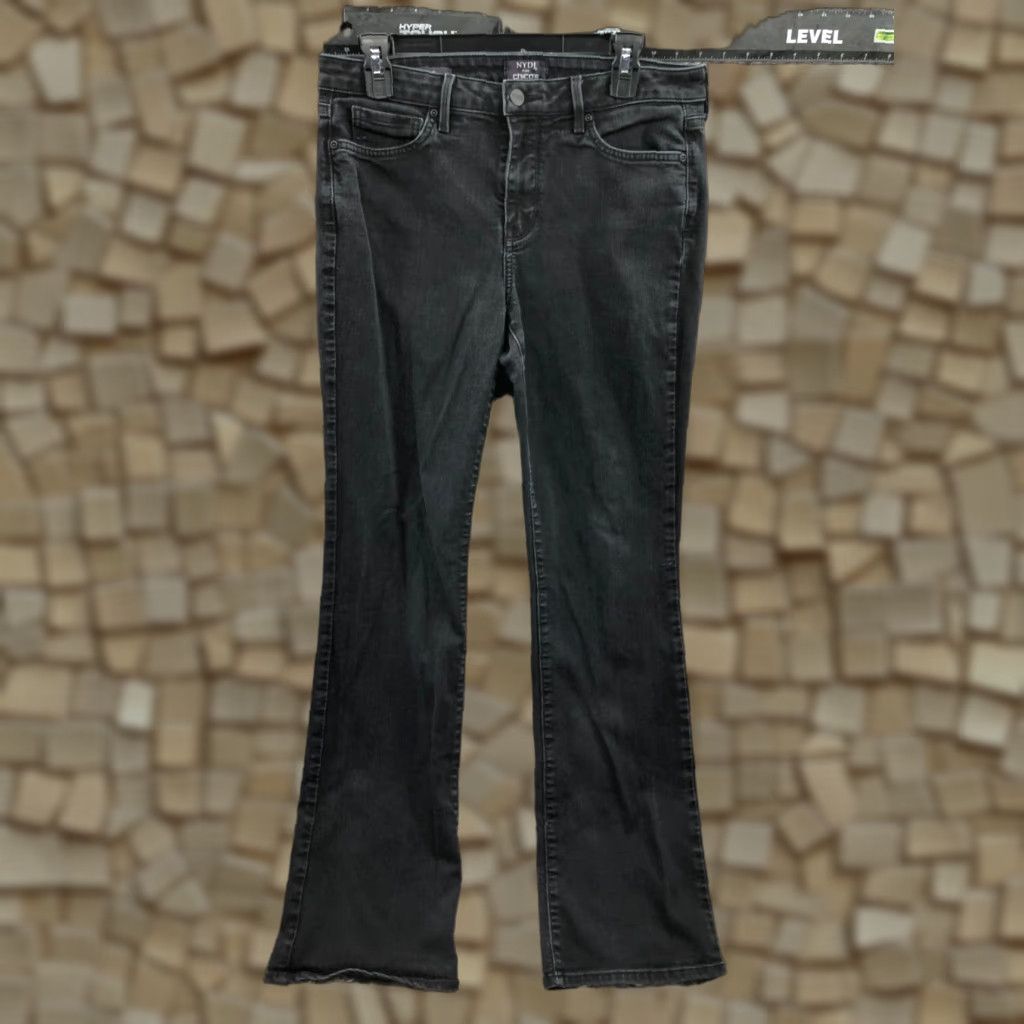 NYDJ NYDJ Jeans Regular Bootcut 30 in Inseam Black Dark Wash 8 Womens Size 30" / US 8 / IT 44 - 1 Thumbnail