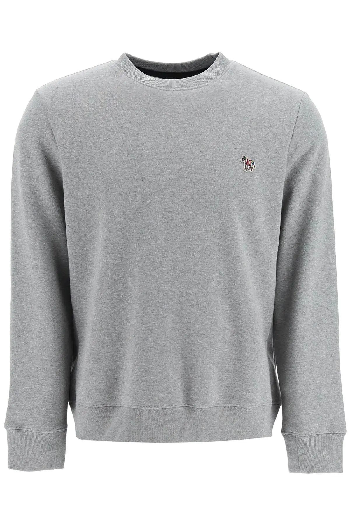 image of Paul Smith O1S22I1N0324 Zebra Logo Sweatshirt In Grey, Men's (Size XL)