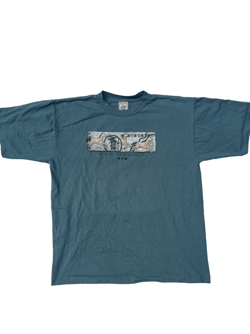 Vintage Made In USA Vintage 90s New Mexico Single Stitch Tee Size US XL / EU 56 / 4 - 1 Thumbnail