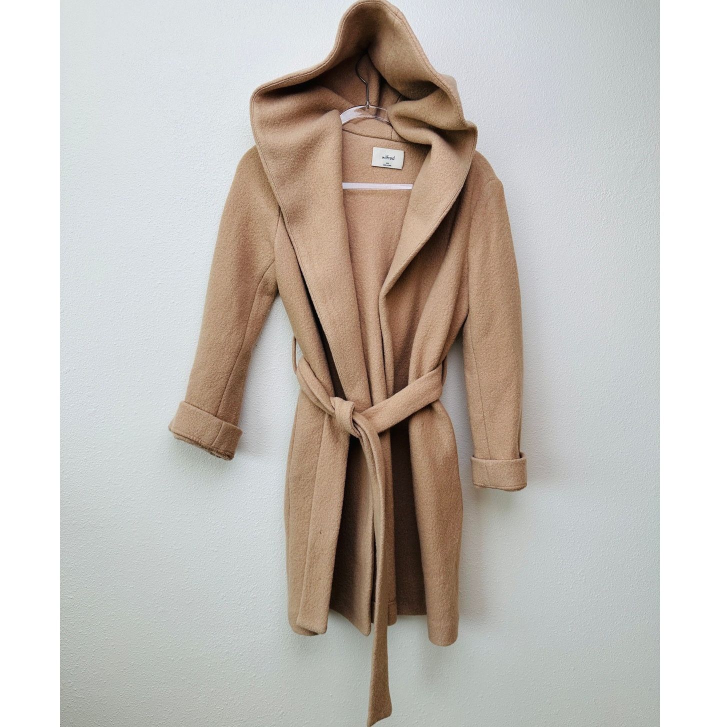 Other Wilfred Acre Robe Coat Chasm Tan Hooded Tie Belt XXS Size XXS / US 00 / IT 34 - 4 Thumbnail