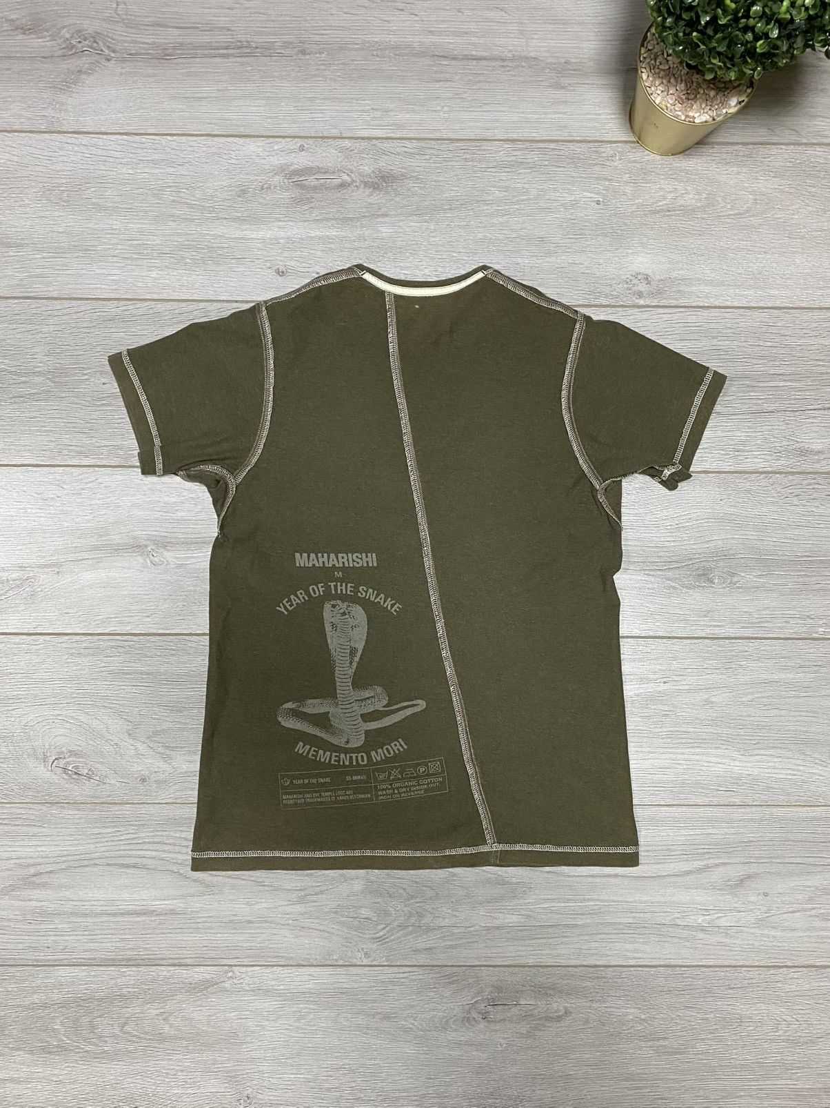 Maharishi Maharishi memento mori year of the snake tee shirt spell Size US M / EU 48-50 / 2 - 1 Thumbnail