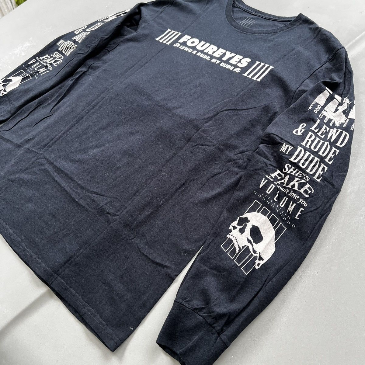 Japanese Brand 🔥HOT DROPS🔥Foureyes Lewd & Rude Long Sleeve T-Shirt Size US L / EU 52-54 / 3 - 4 Thumbnail