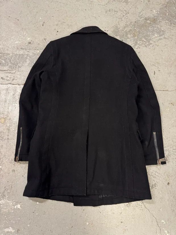 Dolce & Gabbana × Vintage 2000s Dolce & Gabbana Black Wool Asymmetrical Jacket Size US M / EU 48-50 / 2 - 3 Thumbnail