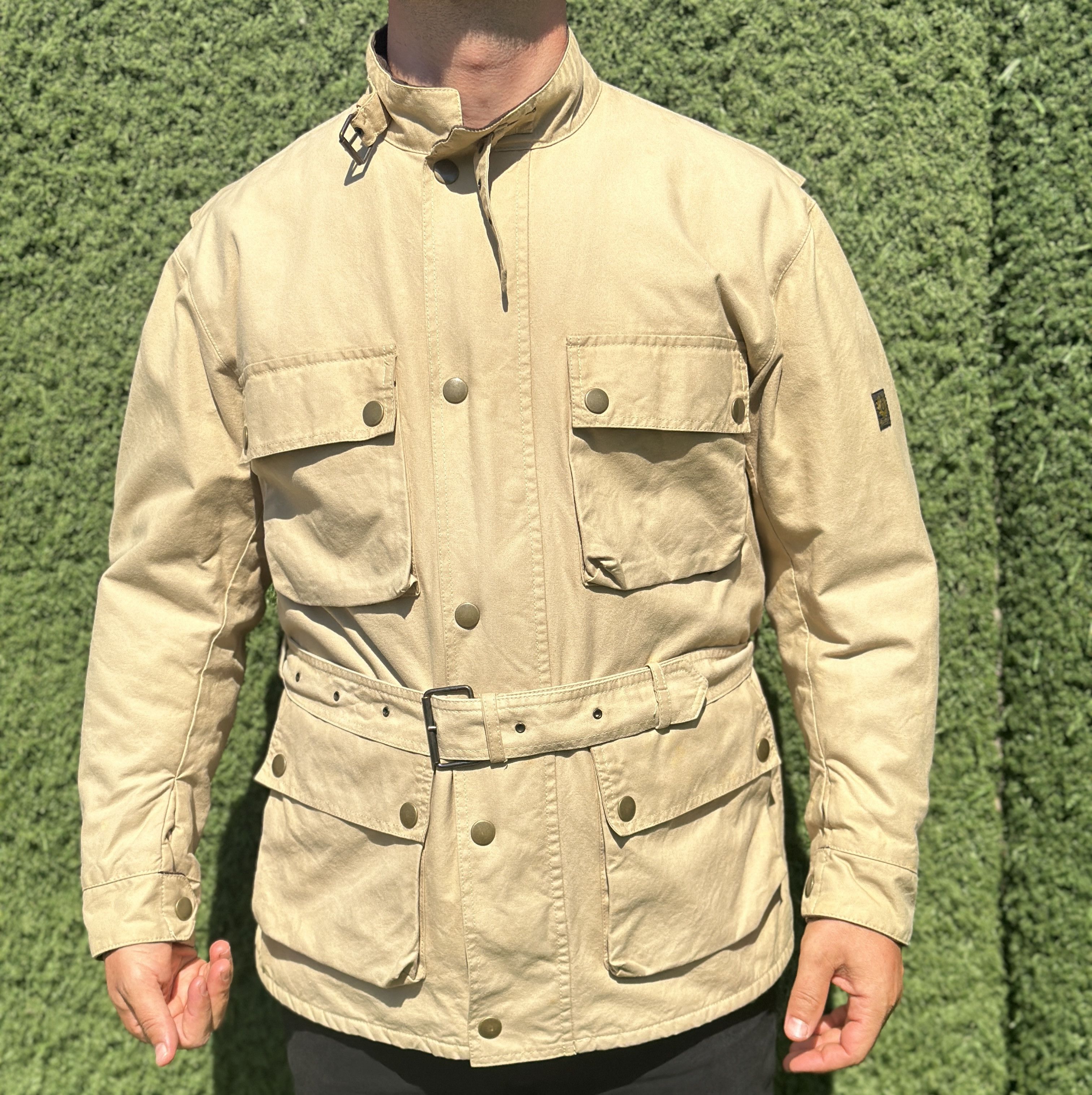 Belstaff Belstaff Wax Rider Motorcycle Motorcycle Bike Beige Size L Size US L / EU 52-54 / 3 - 4 Thumbnail
