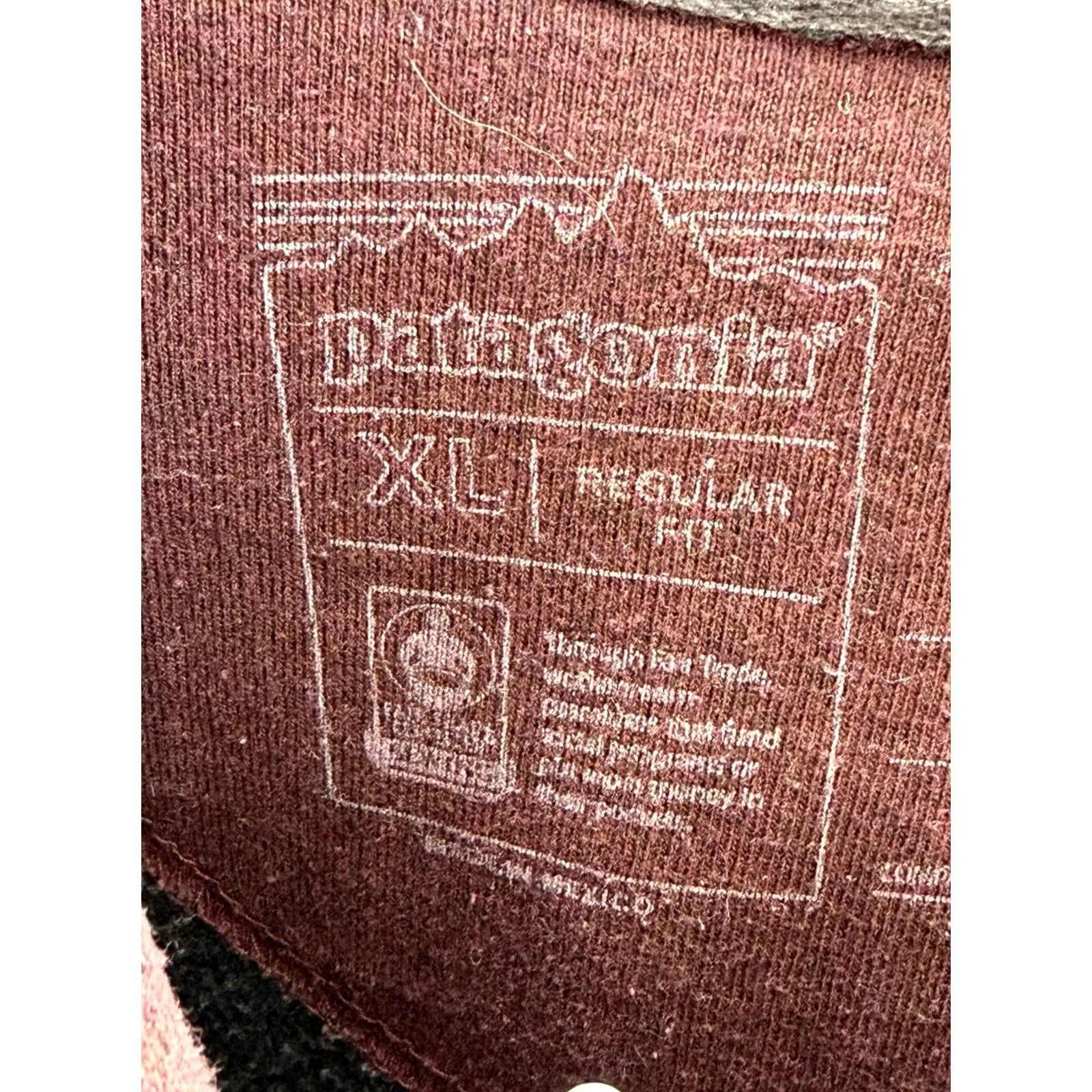 Patagonia Patagonia Sweatshirt Uprisal Hoody XL Regular Fit Maroon Hooded Pullover Mens Sweatshirt Hoodie Pullover Size US XL / EU 56 / 4 - 6 Thumbnail
