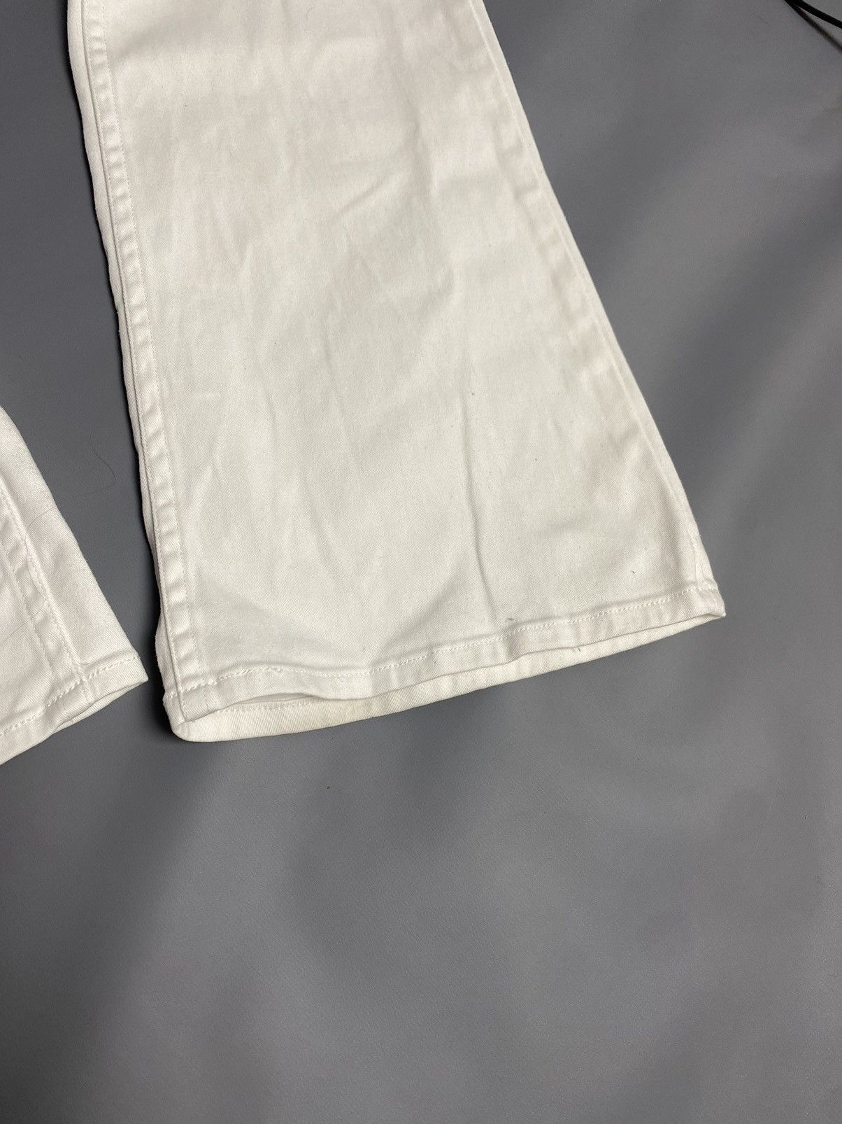 Polo Ralph Lauren Vintage Polo Jeans Co Bootcut Pants 30x32 White Ralph Lauren Size 28" / US 6 / IT 42 - 11 Thumbnail