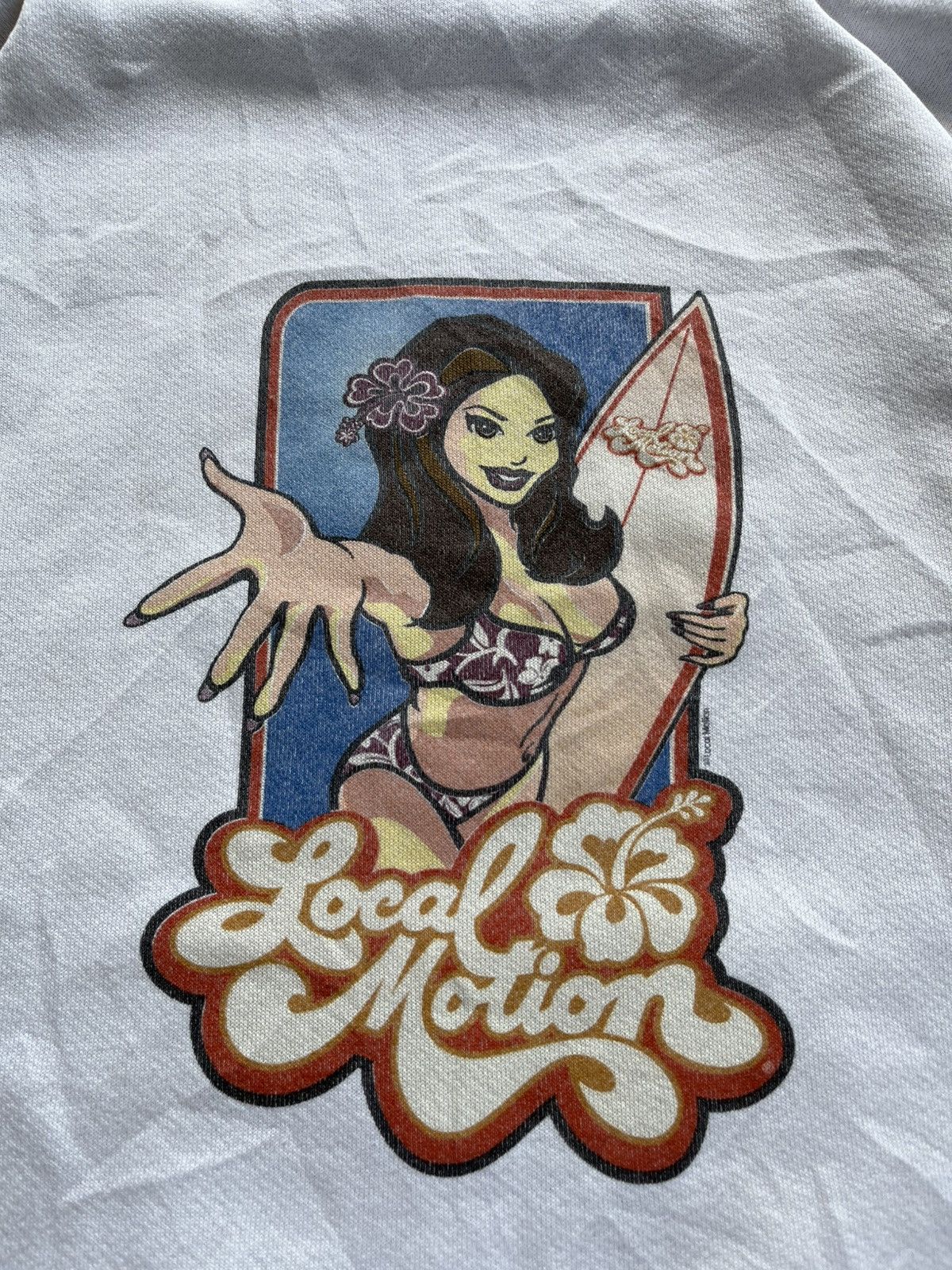 Vintage Vintage Local Motion Hawaii Surf Girl Hoodie 90s USA Size US M / EU 48-50 / 2 - 6 Thumbnail