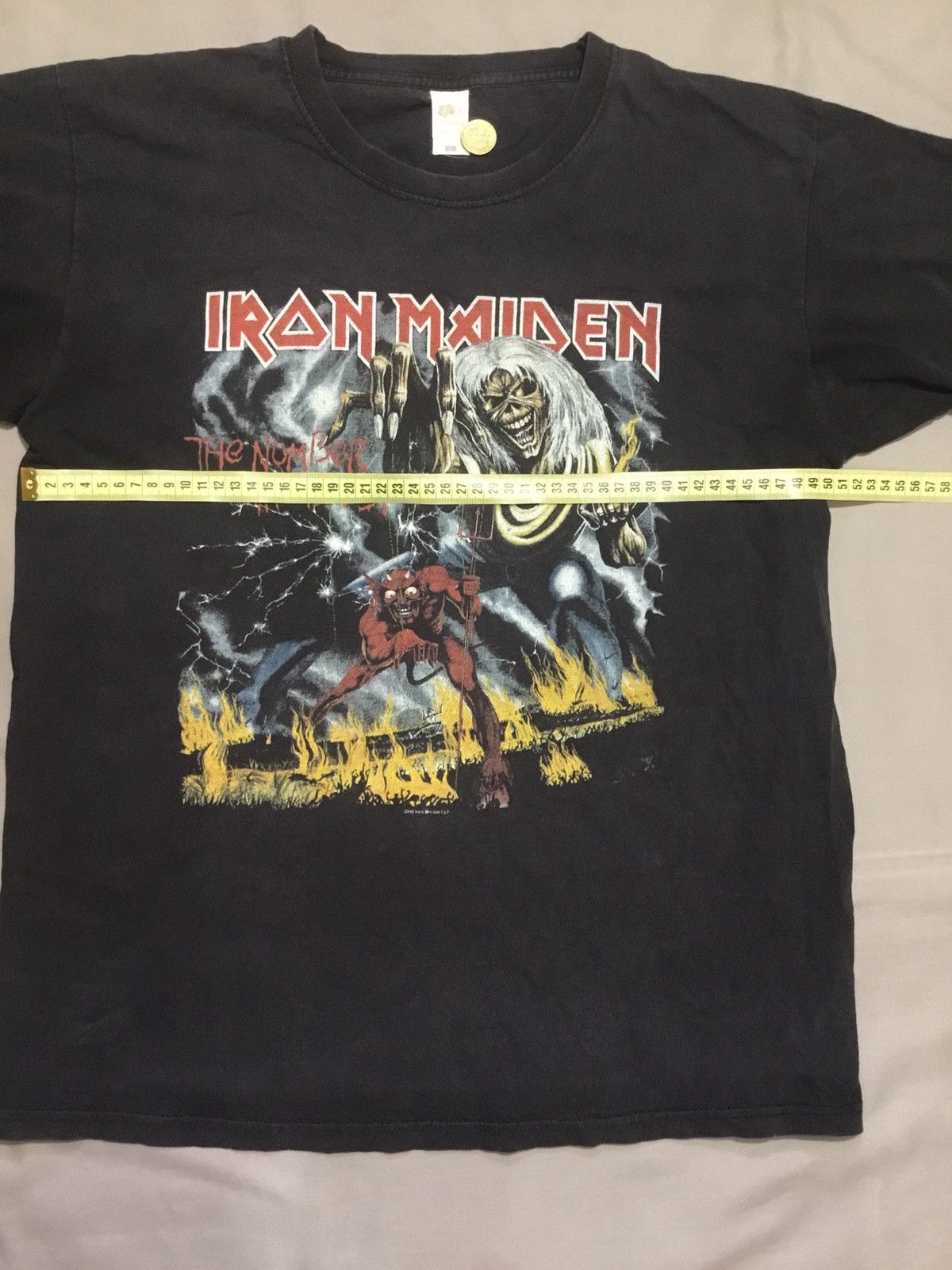 Fruit Of The Loom Iron Maiden The Number Of The Beast 2010 T-Shirt Size US L / EU 52-54 / 3 - 5 Thumbnail
