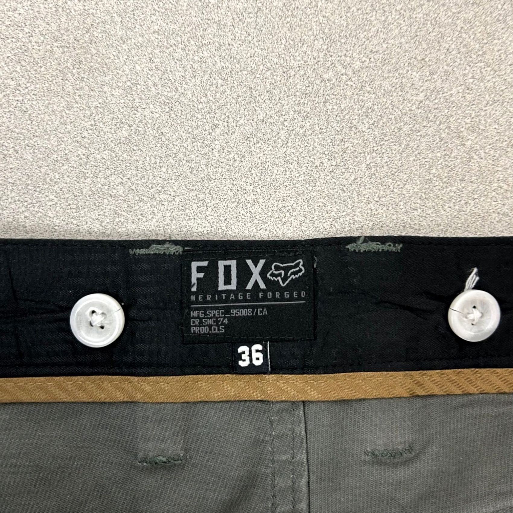 Vintage Fox Mens Grey Flat Front Pants Size 36x32 Casual Business Casual Heritage Forged Size US 36 / EU 52 - 4 Thumbnail