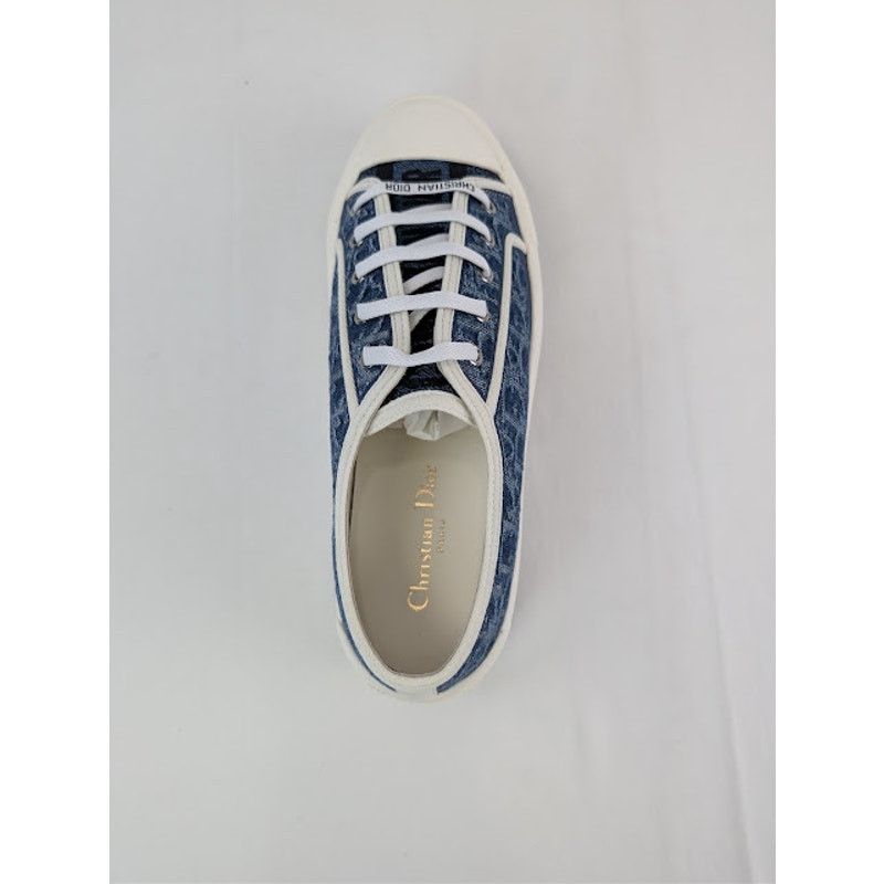 Dior o1rshd1 Walk'n'Dior Platform Sneaker Blue Stonewashed Effect Size US 11 / IT 41 - 17 Thumbnail