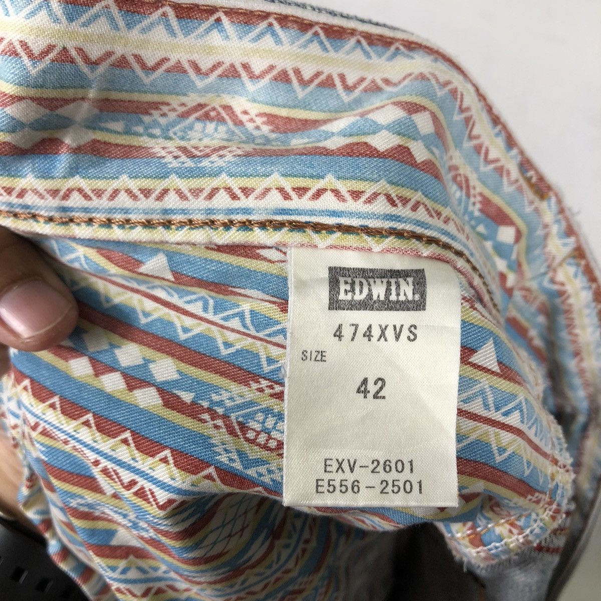 Edwin 🔥PUNK DESIGN DISTRESSED DENIM EDWIN KAPITAL DESIGN Size US 44 / EU 60 - 16 Thumbnail