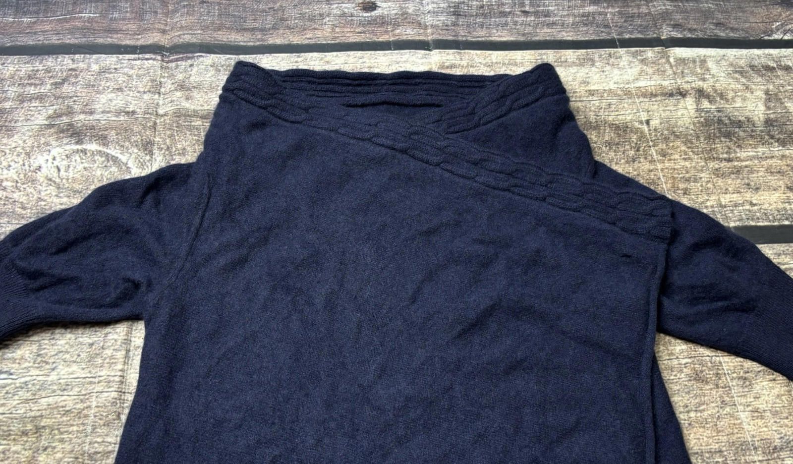 Kendrick Lamar Kenar Cashmere Cardigan Sweater Women's XS Open Wrap FLAW Size XS / US 0-2 / IT 36-38 - 4 Thumbnail