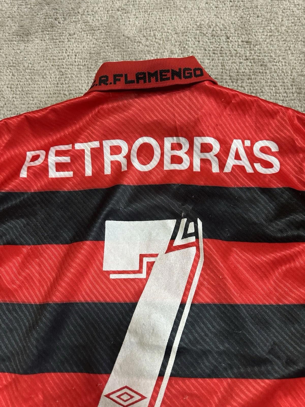 Umbro FLAMENGO FC 1994/1995 Edmundo #7 Home Football Soccer Jersey Size US M / EU 48-50 / 2 - 11 Thumbnail