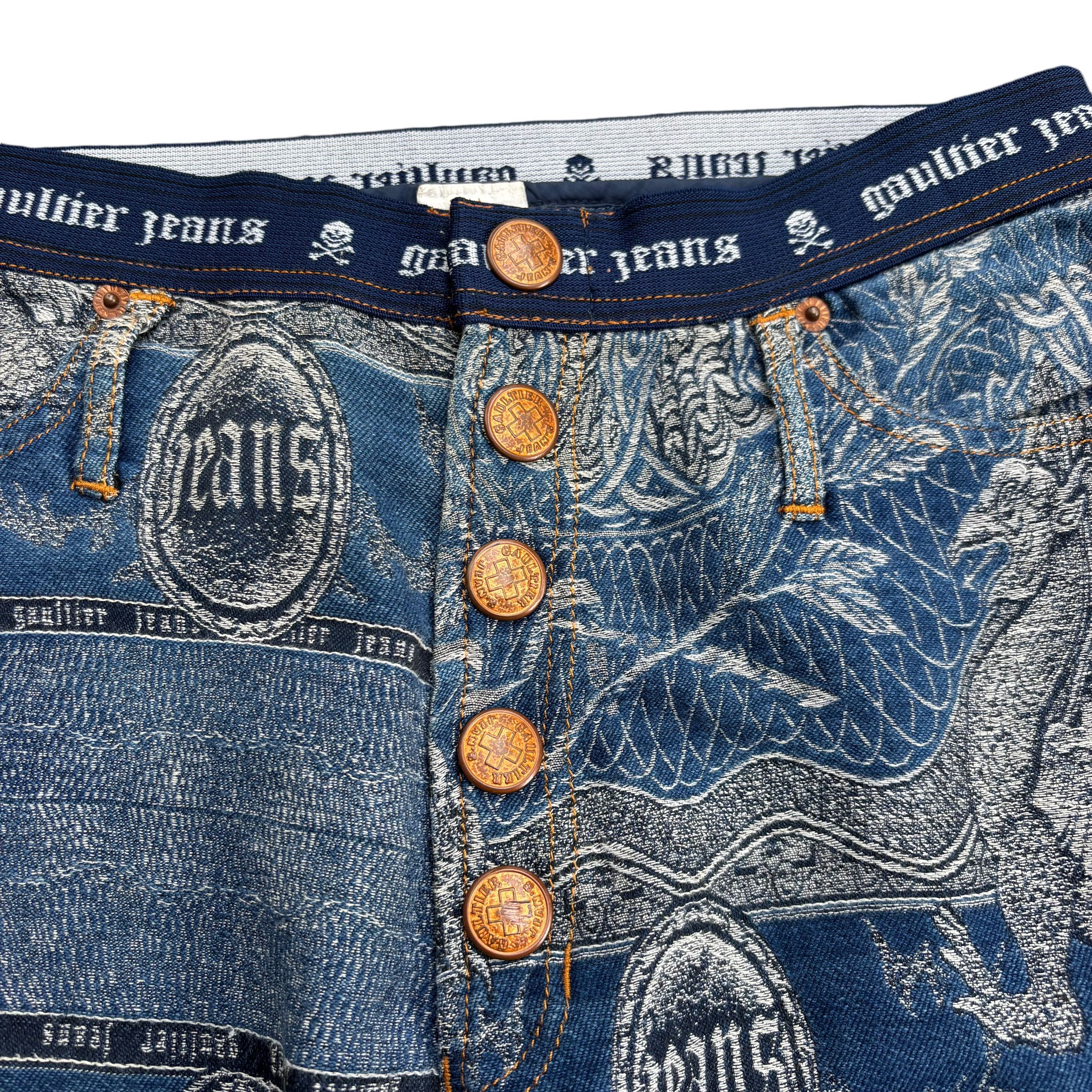 Jean Paul Gaultier FW 95 Jean Paul Gaultier Dragon Tattoo Pants Size US 28 / EU 44 - 15 Thumbnail