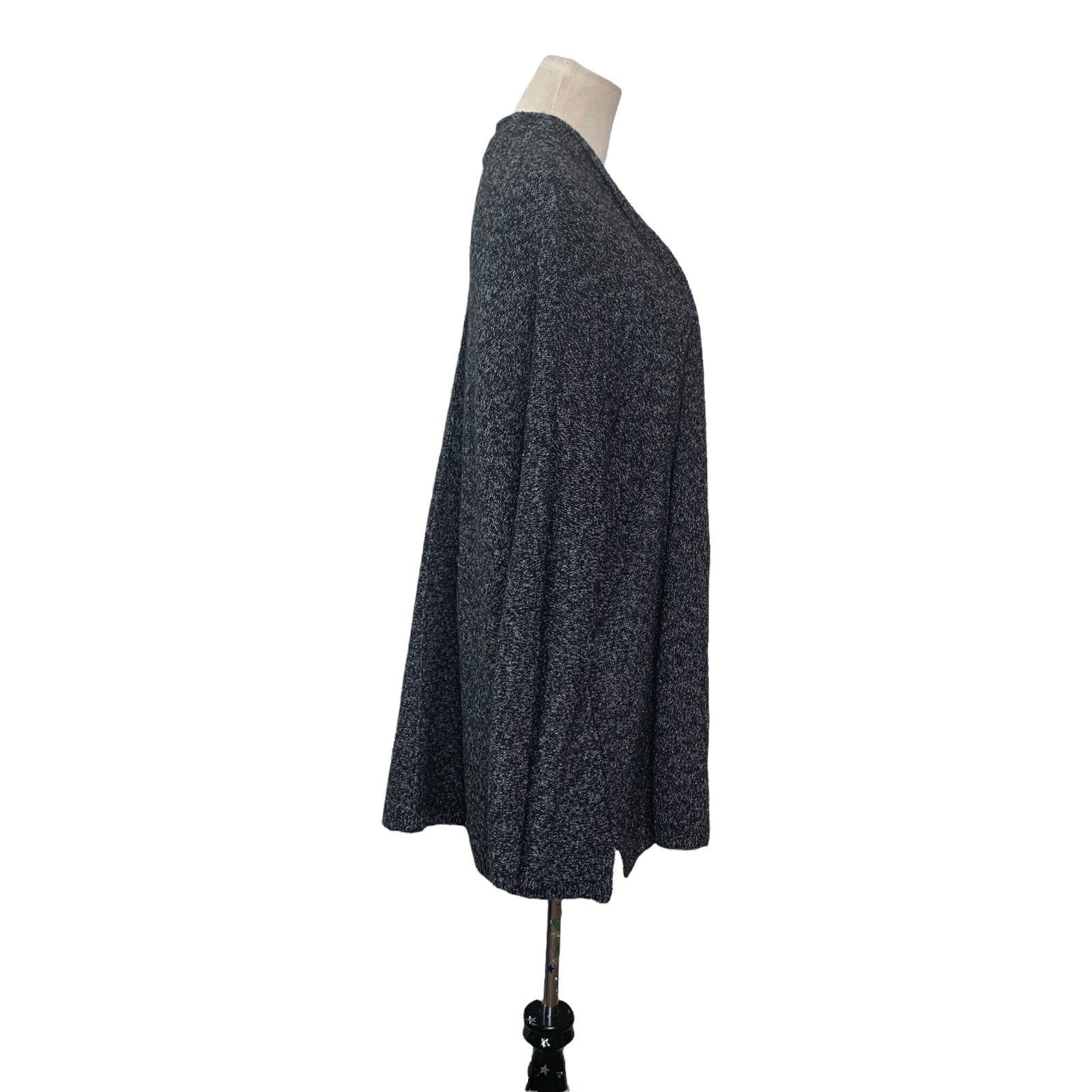 J. Jill Pure Jill gray semi dolman sleeves open cardigan size XL Size XL / US 12-14 / IT 48-50 - 9 Thumbnail
