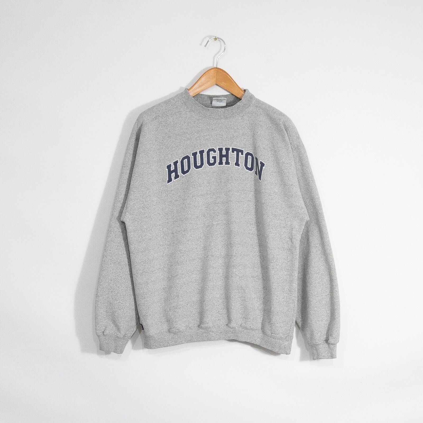 Vintage Vintage 90s Houghton Michigan Sweatshirt Mens Large - Faded Size US L / EU 52-54 / 3 - 1 Thumbnail