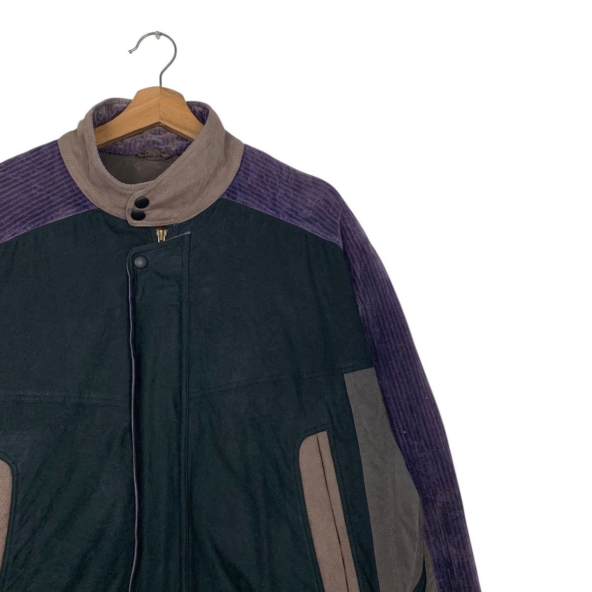 Vintage GER RUFFINI Purple Corduroy Hybrid Jacket #2795-C126 Size US L / EU 52-54 / 3 - 4 Thumbnail
