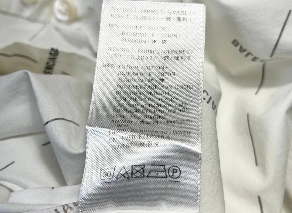Balenciaga Balenciaga - All Over Print Oversized Shirt Size XS / US 0-2 / IT 36-38 - 10 Thumbnail