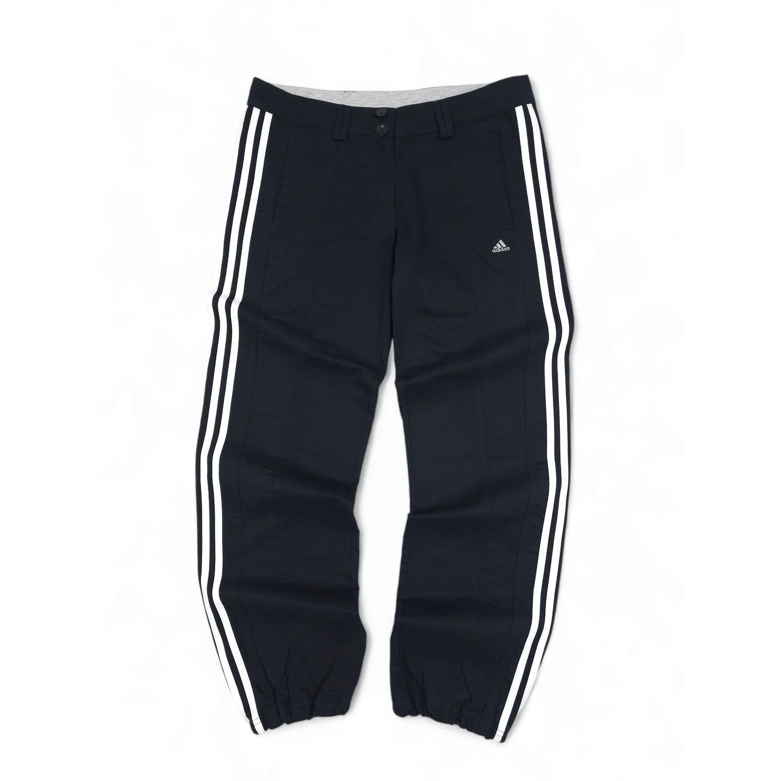 Adidas 💎 Vintage Y2K Adidas Relaxed Baggy Stripes Track Pants S Size US 30 / EU 46 - 1 Thumbnail