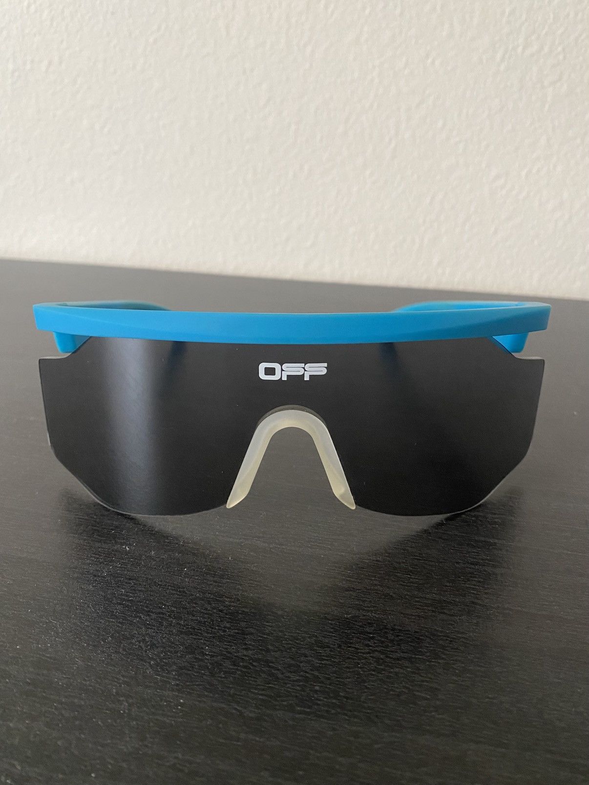 Off-White Off-White Mask Sunglasses Blue | Grailed