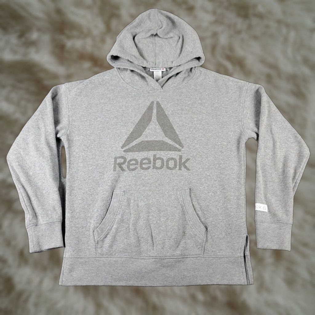 Reebok VINTAGE Reebok Hoodie Pullover Mens Size Small Regular Fit Gray Cotton Fleece Casual Sports Size US S / EU 44-46 / 1 - 1 Thumbnail