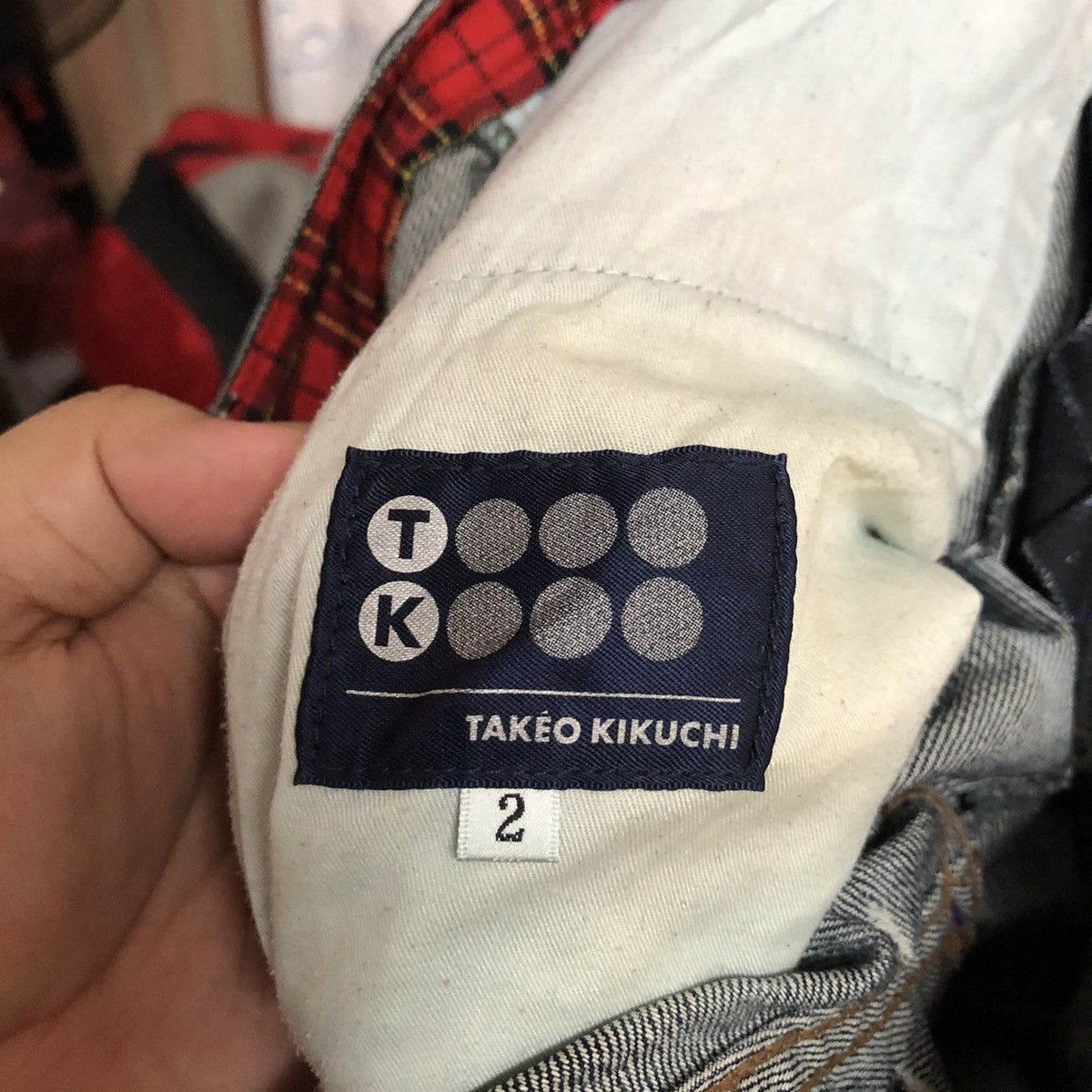 Takeo Kikuchi DLL Takeo Kikuchi Blue Denim Pants #C241 Size US 32 / EU 48 - 21 Thumbnail