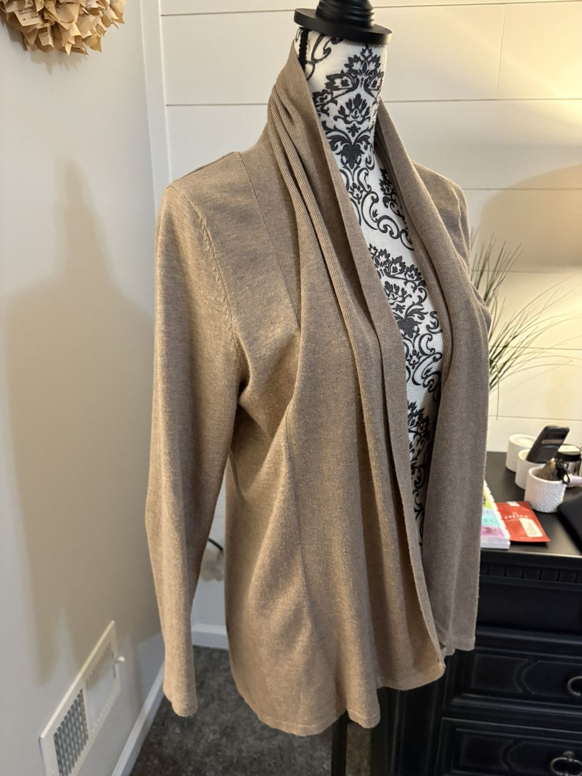 Other Tan size medium open front cardigan sweater Size M / US 6-8 / IT 42-44 - 4 Thumbnail