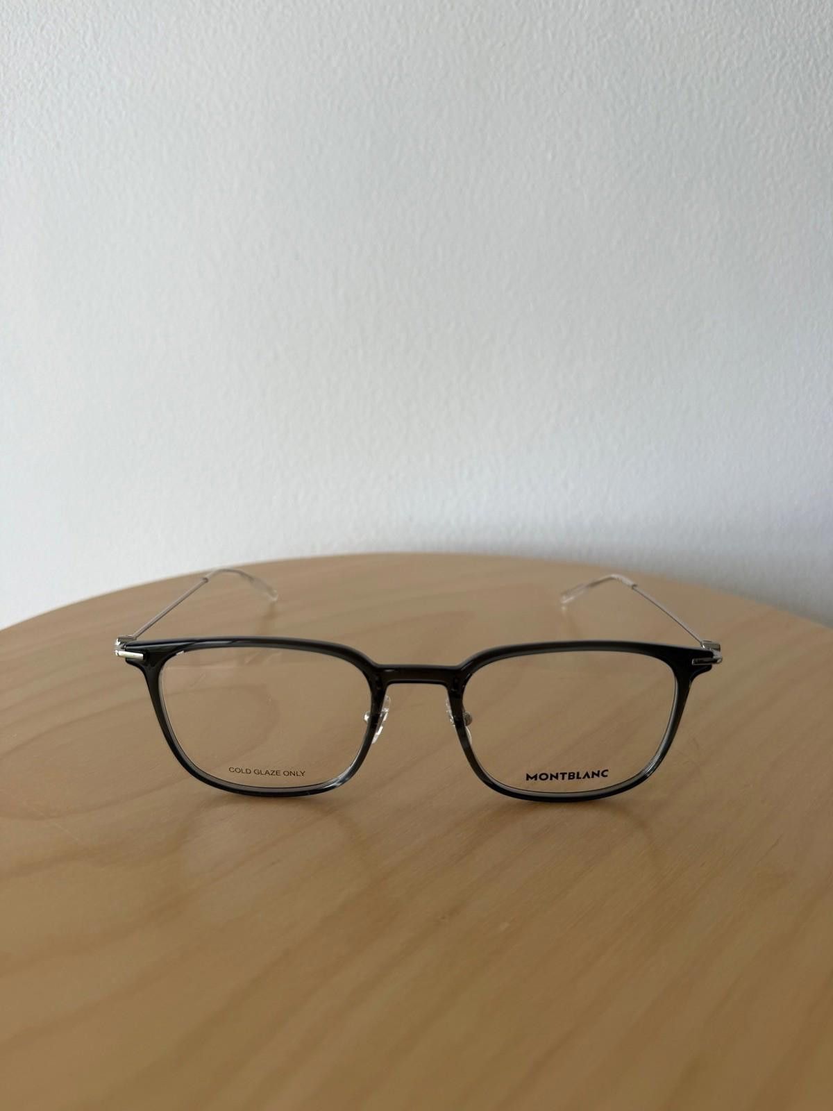 Montblanc New montblanc optical glasses frames eyeglasses MB0100O 001 Size ONE SIZE - 2 Thumbnail