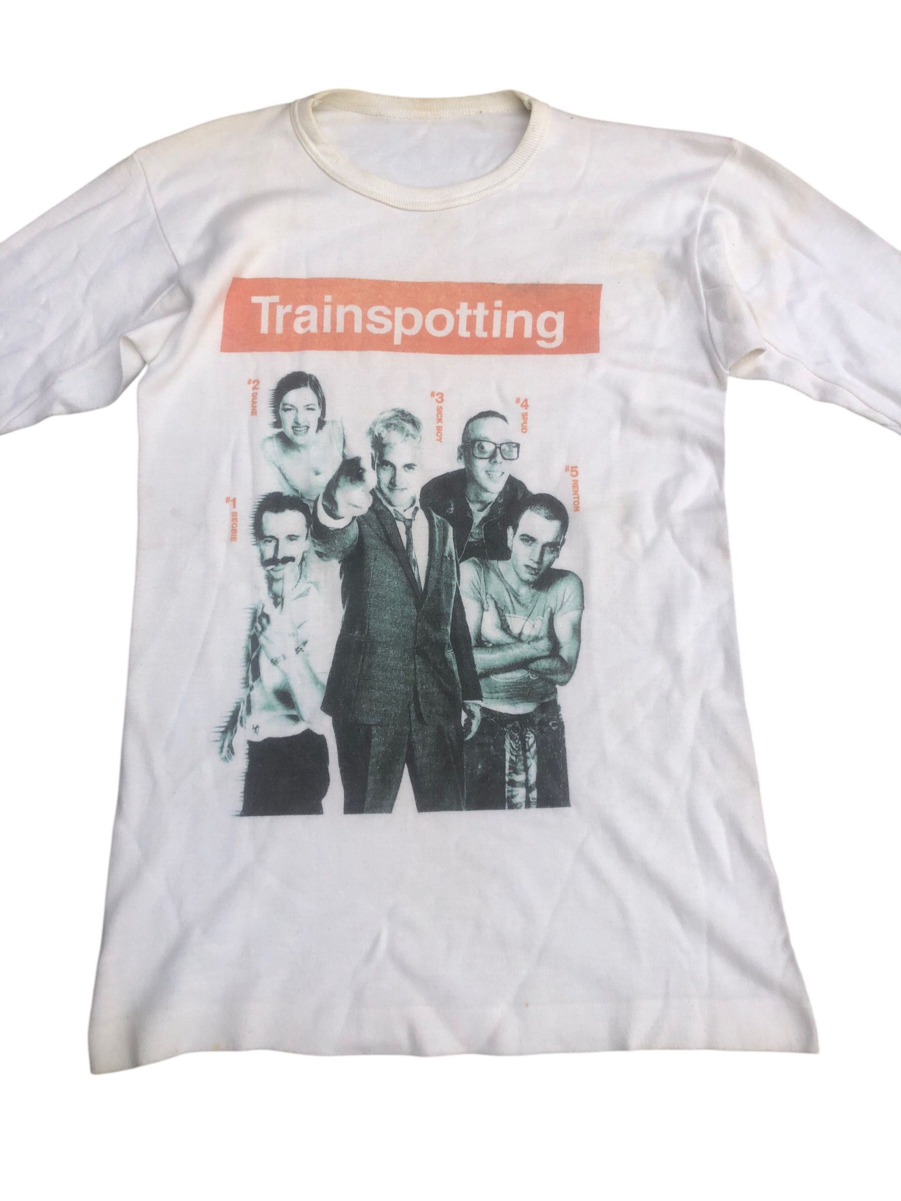 Vintage 🔥Vintage TRAINSPOTTING Movie Promo Longsleeve T-Shirt Size US S / EU 44-46 / 1 - 3 Thumbnail