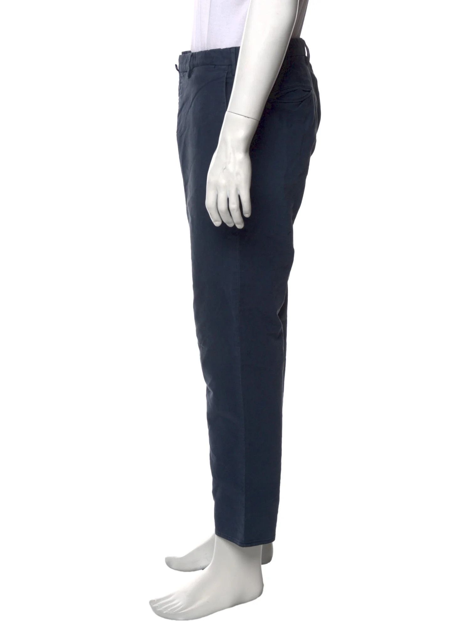 Incotex Incotex Cropped Blue Slim Fit Pants Size US 31 - 2 Thumbnail