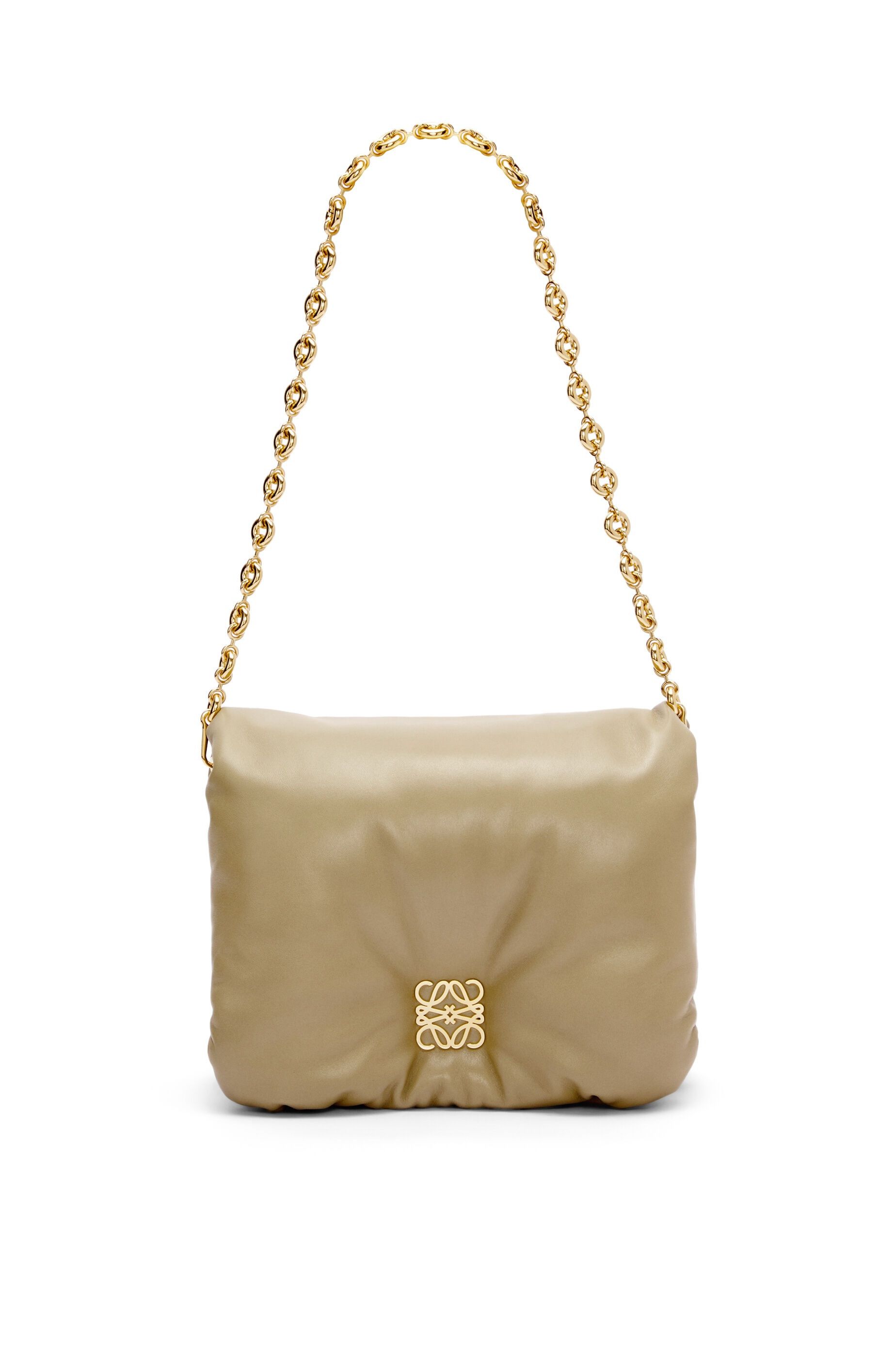 Loewe o1in1g0426 Size: OS/ Goya Puffer Bag in Clay Green Size ONE SIZE - 6 Thumbnail