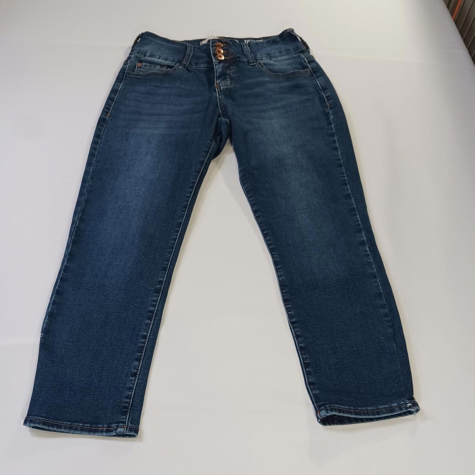 Other !It Tiffany Skinny Capri Women's 8 (26×23) Blue Jeans Pants Size 30" / US 8 / IT 44 - 12 Thumbnail