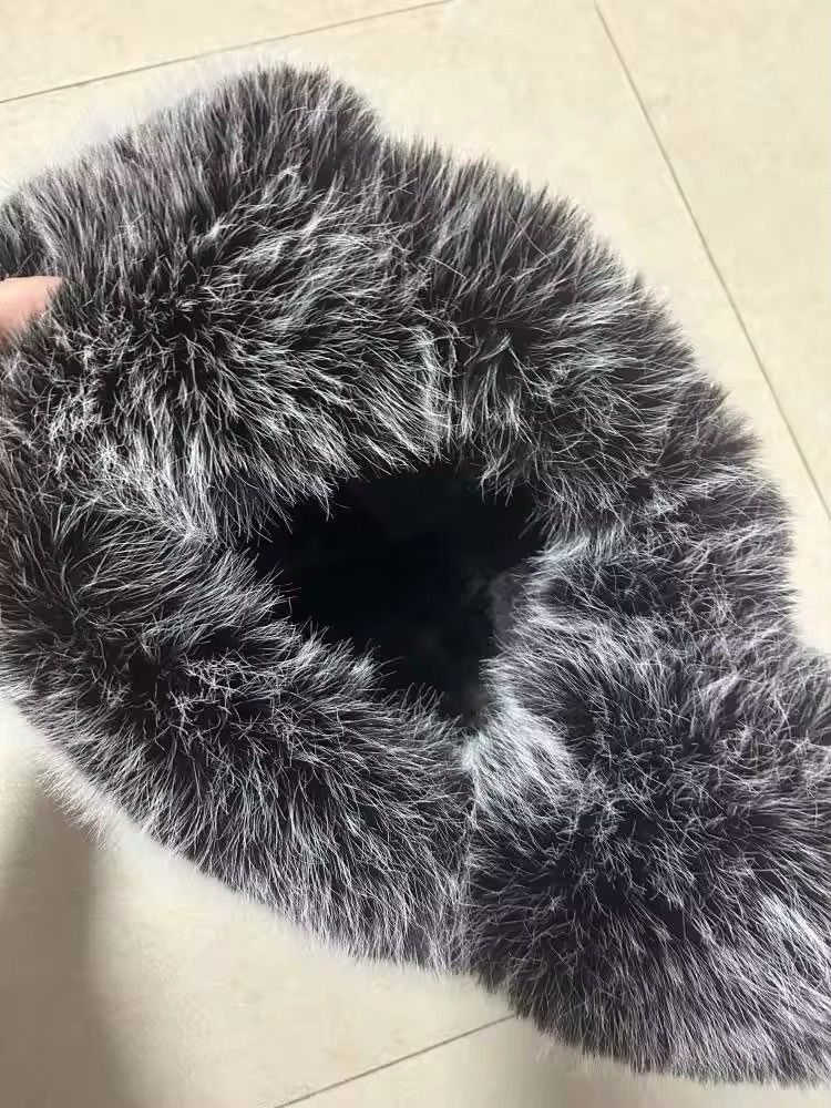 Japanese Brand Warm Faux Fox Fur Hat Size ONE SIZE - 8 Thumbnail