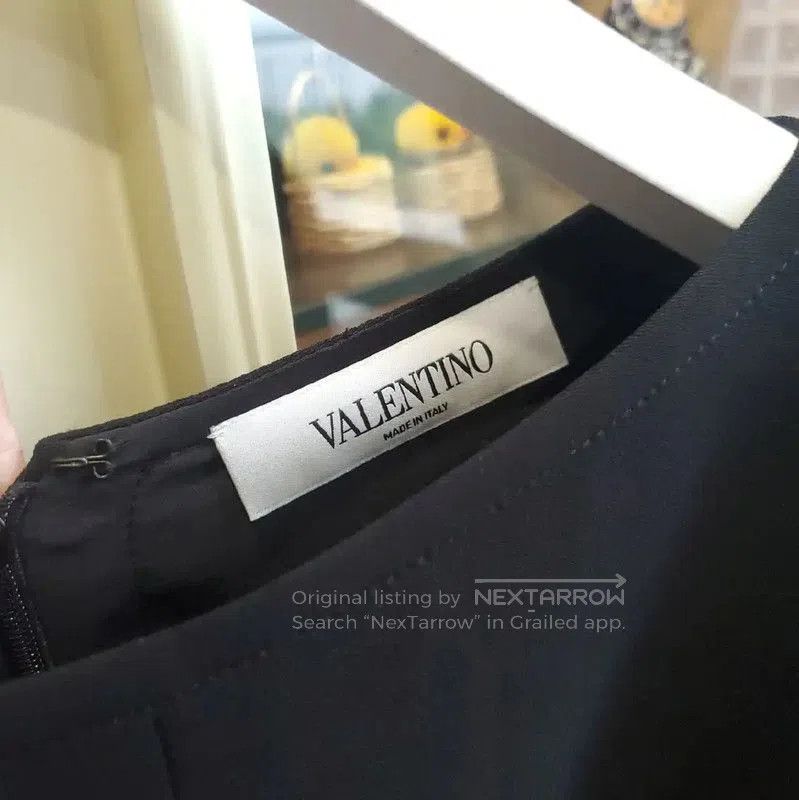 Valentino Valentino Black Long Sleeve Shirt with Belt . Size M / US 6-8 / IT 42-44 - 6 Thumbnail