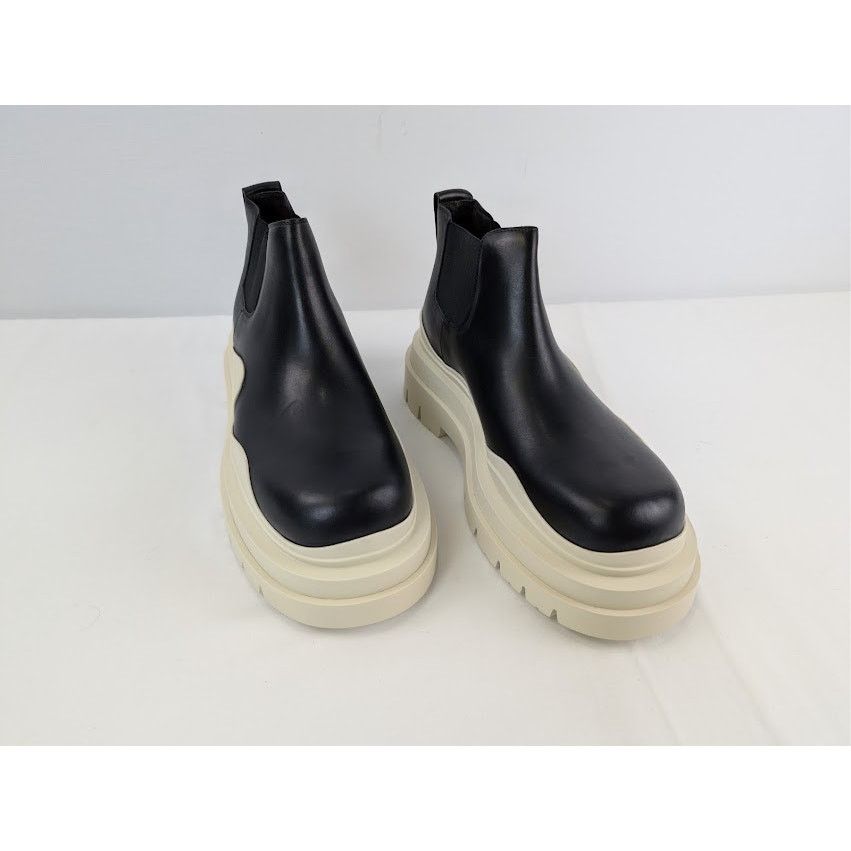 Bottega Veneta o1rshd1 Tire Chelsea Boots in Black / Sea Salt Size US 10 / EU 43 - 6 Thumbnail