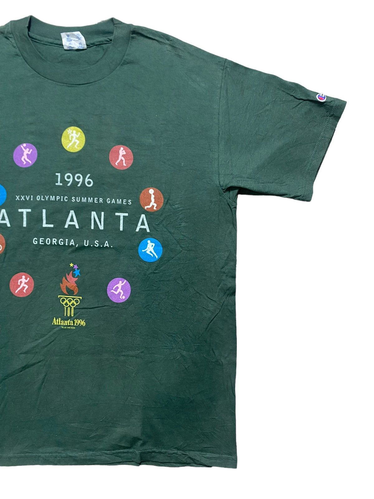 Other VINTAGE CHAMPION 1996 OLYMPIC SUMMER GAMES ATLANTA GEORGIA Size US L / EU 52-54 / 3 - 2 Thumbnail
