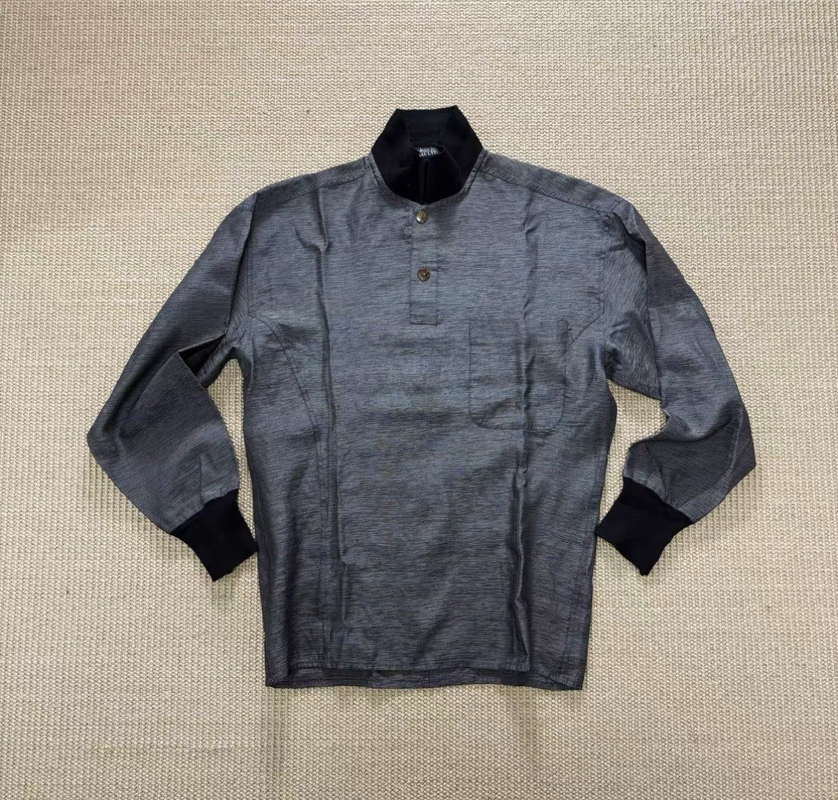 Jean Paul Gaultier Jean Paul Gaultier Polo Ribbed Long Sleeve J29 Size US M / EU 48-50 / 2 - 1 Thumbnail