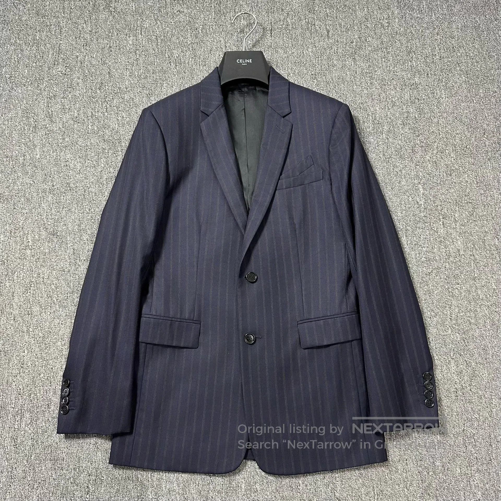 Dior Dior Navy Stripe Three-Piece Suit. Size US S / EU 44-46 / 1 - 1 Thumbnail