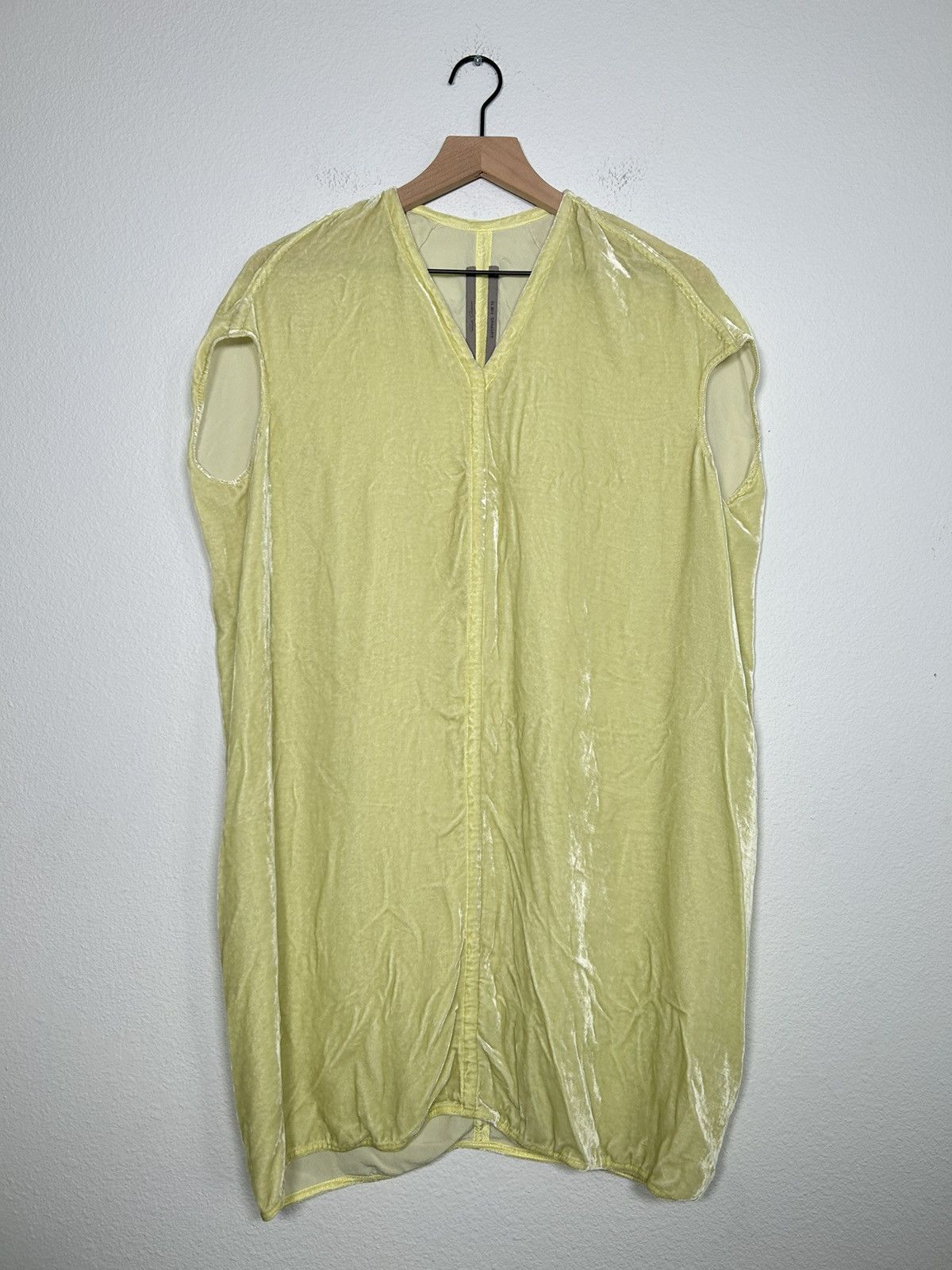 Rick Owens Sisyphus FW18 Velvet Drape Tunic Size US M / EU 48-50 / 2 - 1 Thumbnail