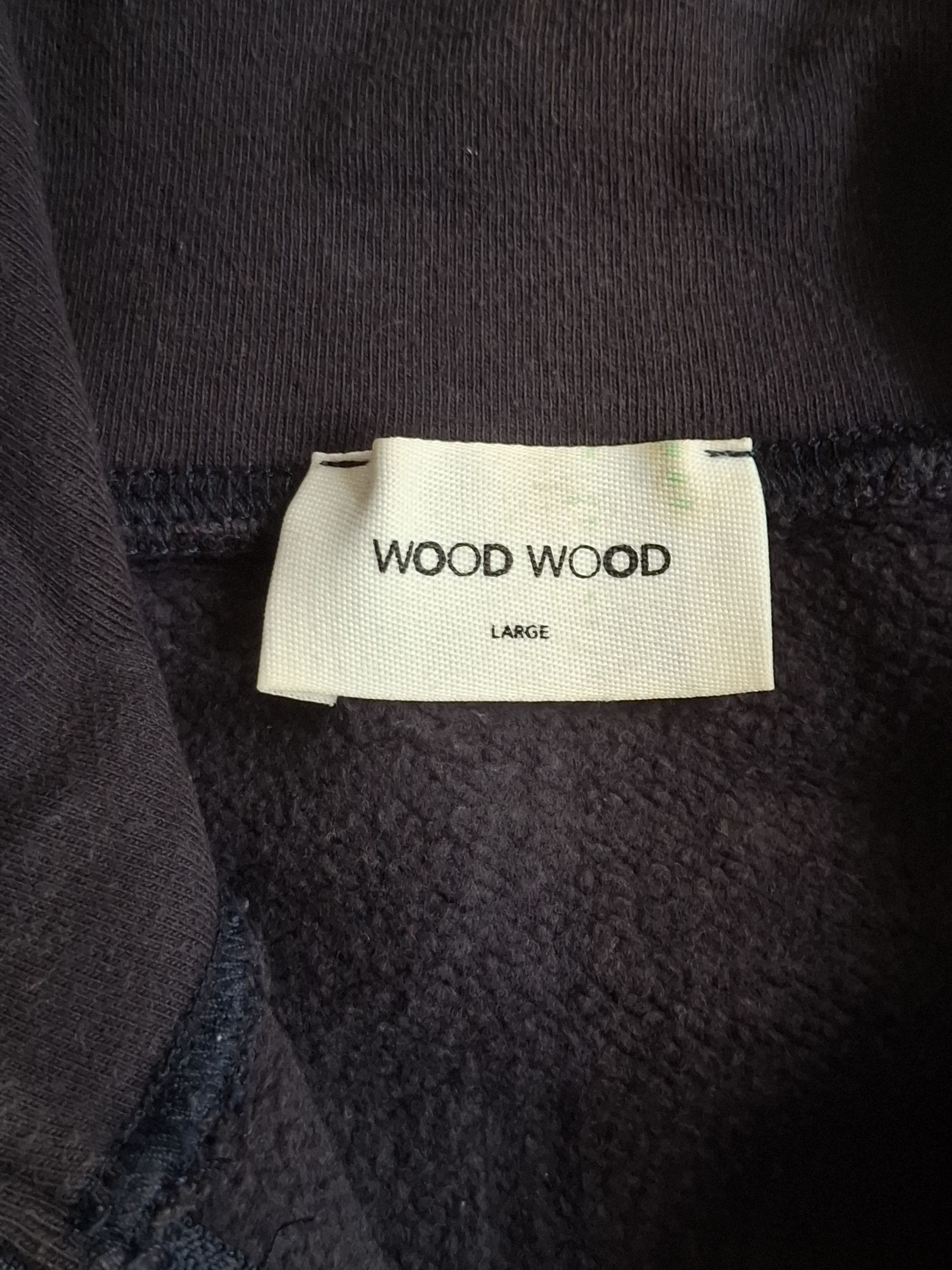 Wood Wood Navy blue zip turtleneck sweatshirt Size US L / EU 52-54 / 3 - 4 Thumbnail
