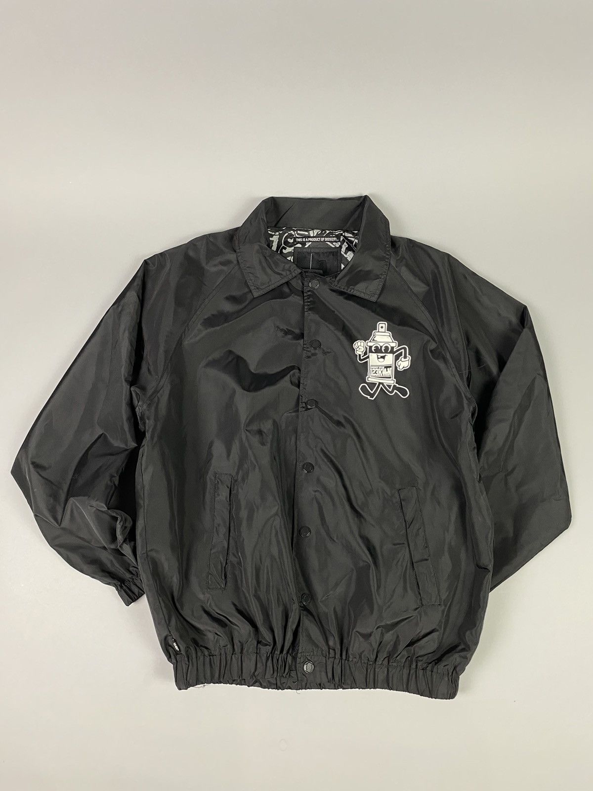 Dissizit Dissizit Black Coach Jacket - Graffiti Spray Can Graphic Size US L / EU 52-54 / 3 - 2 Thumbnail